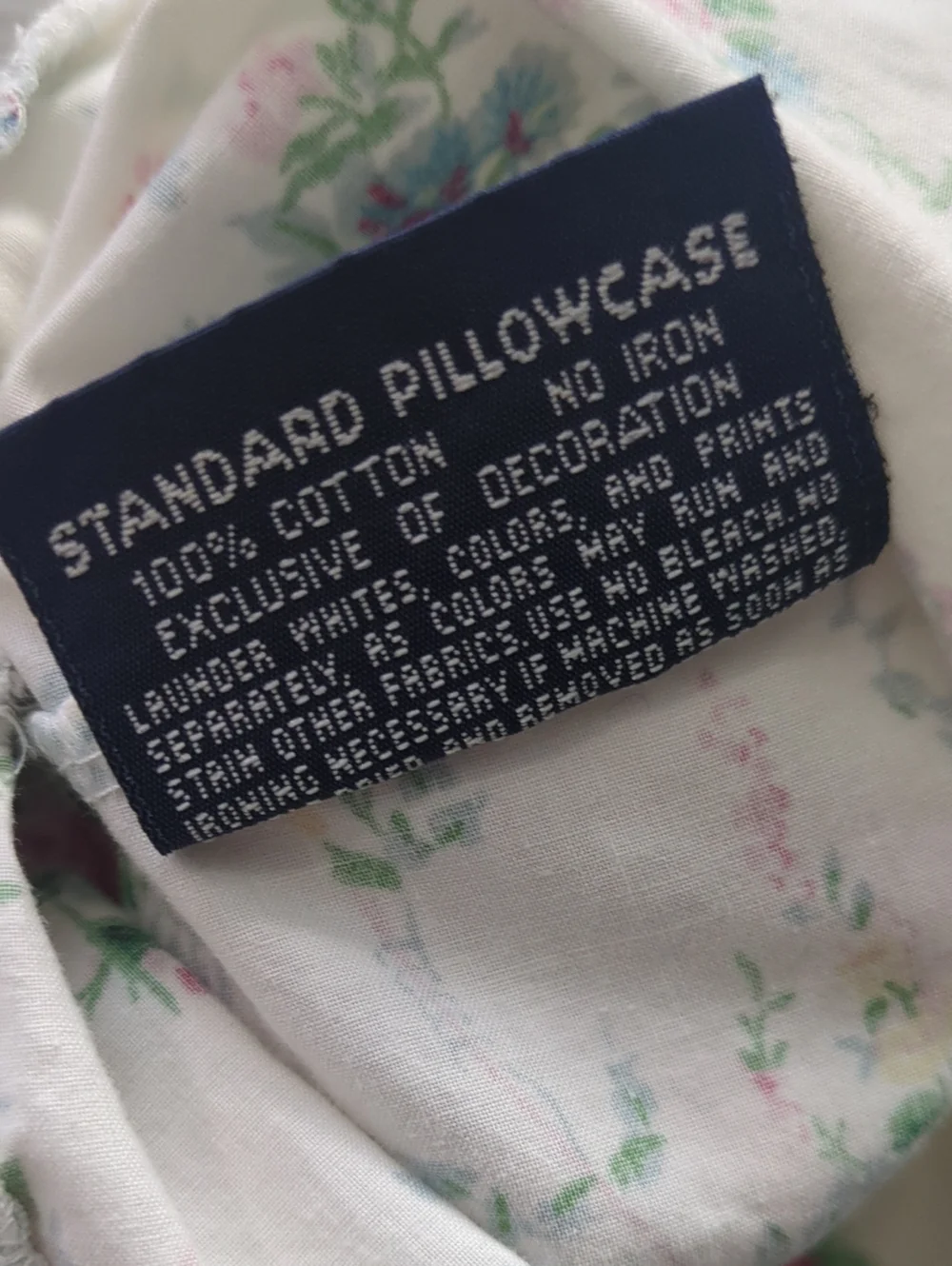 Ralph Lauren Standard Pillowcases Set of 2 Floral Ruffled Cottagecore 100% Cotto